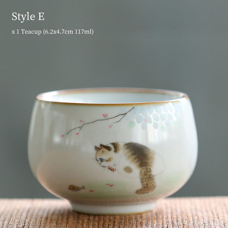 Tasse à thé céramique 115ml Moderne