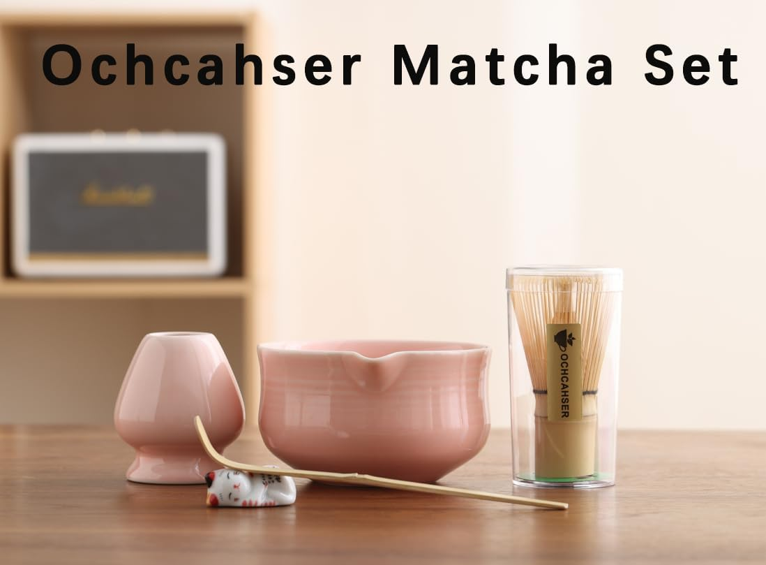 Set Matcha 500ml Glaçure Lisse Intérieur Émaillé