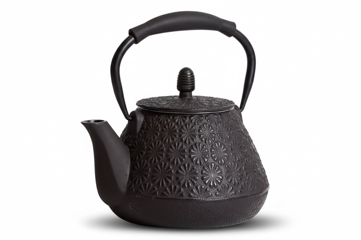 THÉIÈRE EN FONTE (STYLE JAPONAIS) DESIGN DES FLEURS SAKURA