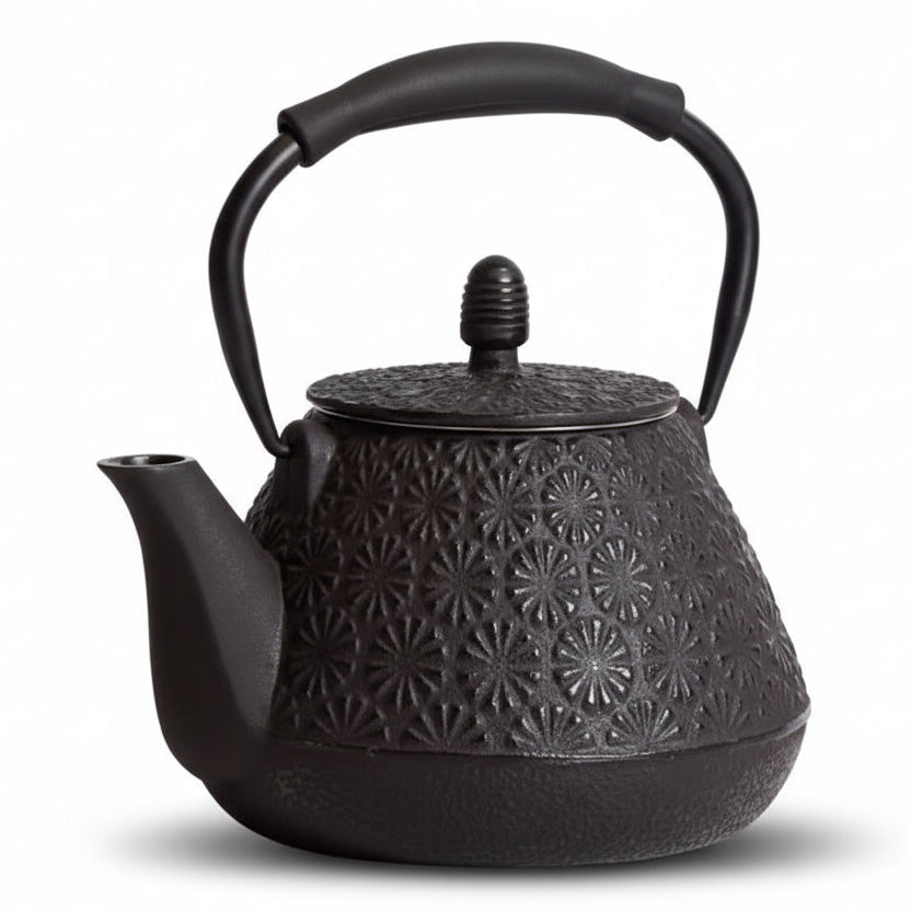 THÉIÈRE EN FONTE (STYLE JAPONAIS) DESIGN DES FLEURS SAKURA
