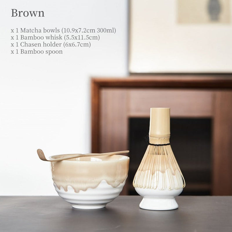 Set de matcha 300ml glaçure fluide