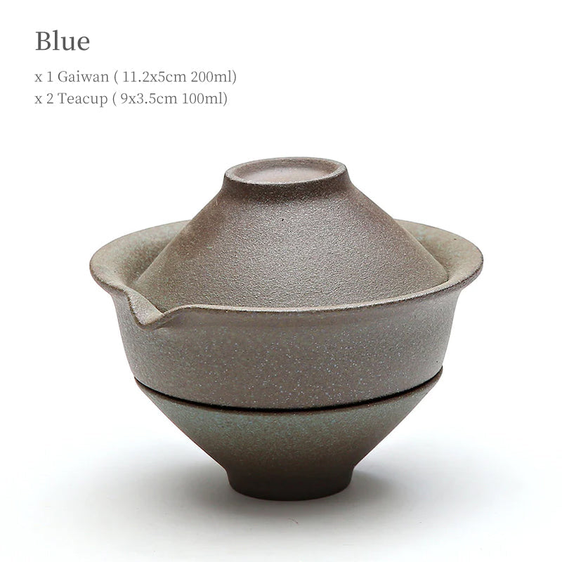 service à thé de voyage 200ml Gaiwan style