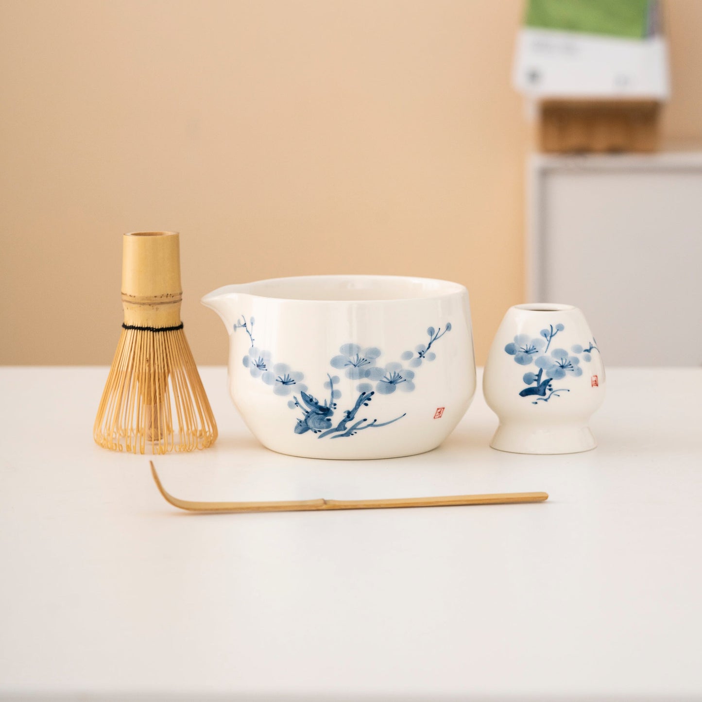 Set de Matcha 540ml Sakura Bleue