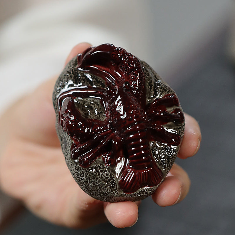 Mascottes de thé crab glazed
