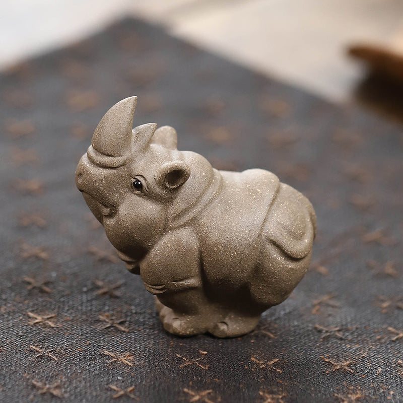 Mascottes de thé hyppo en argile