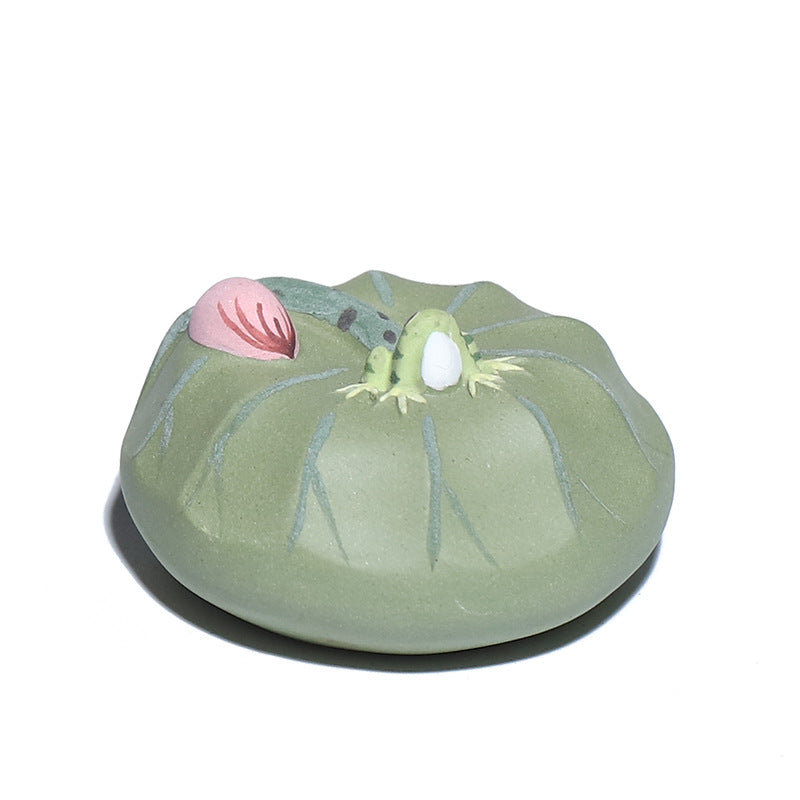 Mascota de té Fénix Blanco de arcilla