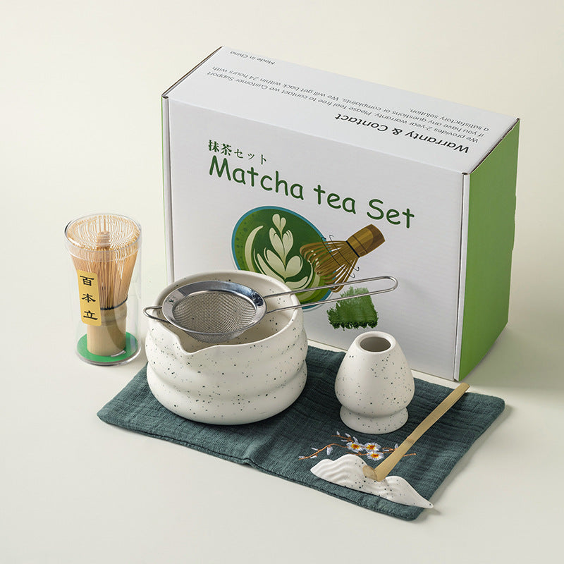 Set Matcha 500ml Cadeau Idéal Élégant Artisanal