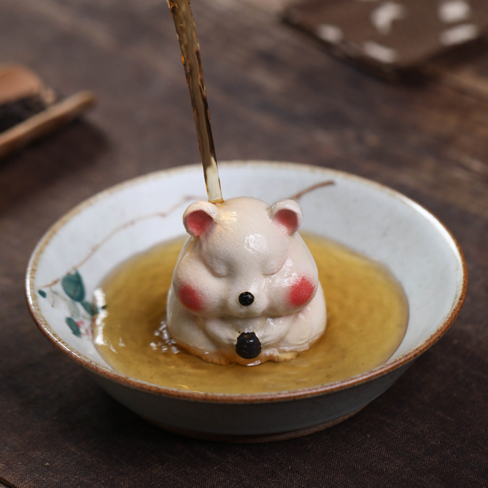Mascottes de thé hamester en argile