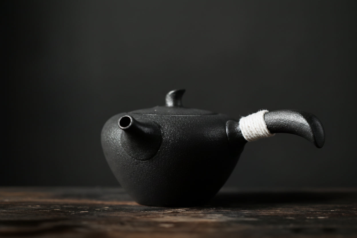 THÉIÈRE CÉRAMIQUE AVEC MANCHE CREUX 170 ML