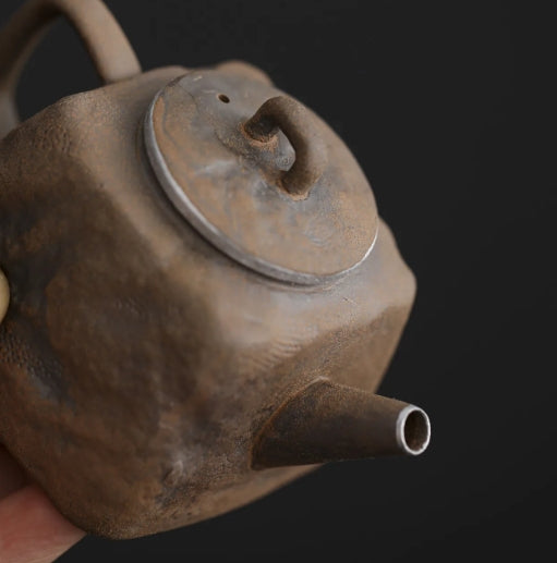 THÉIÈRE CÉRAMIQUE JAPONAISE CARREE