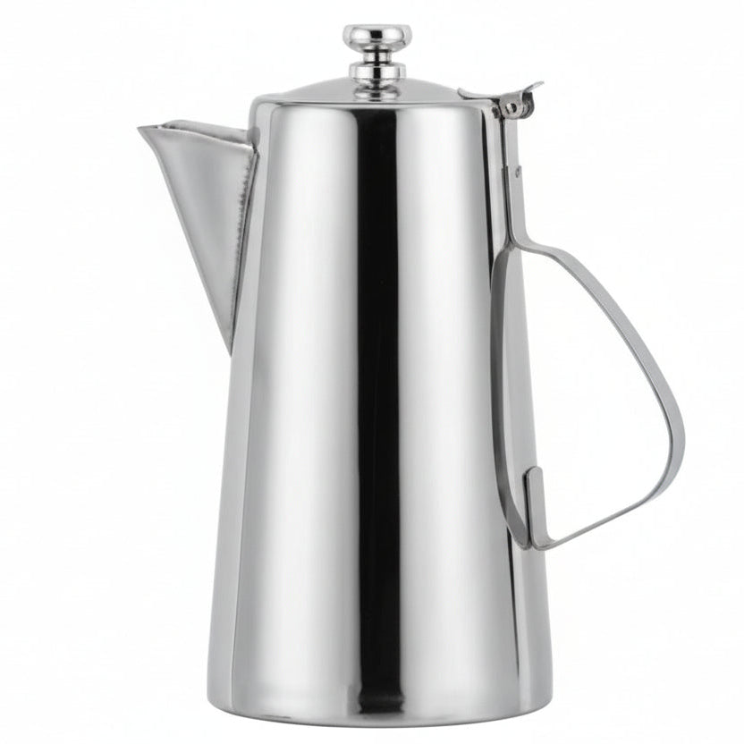 THÉIÈRE INOX GRANDE CAPACITÉ BEC COURT