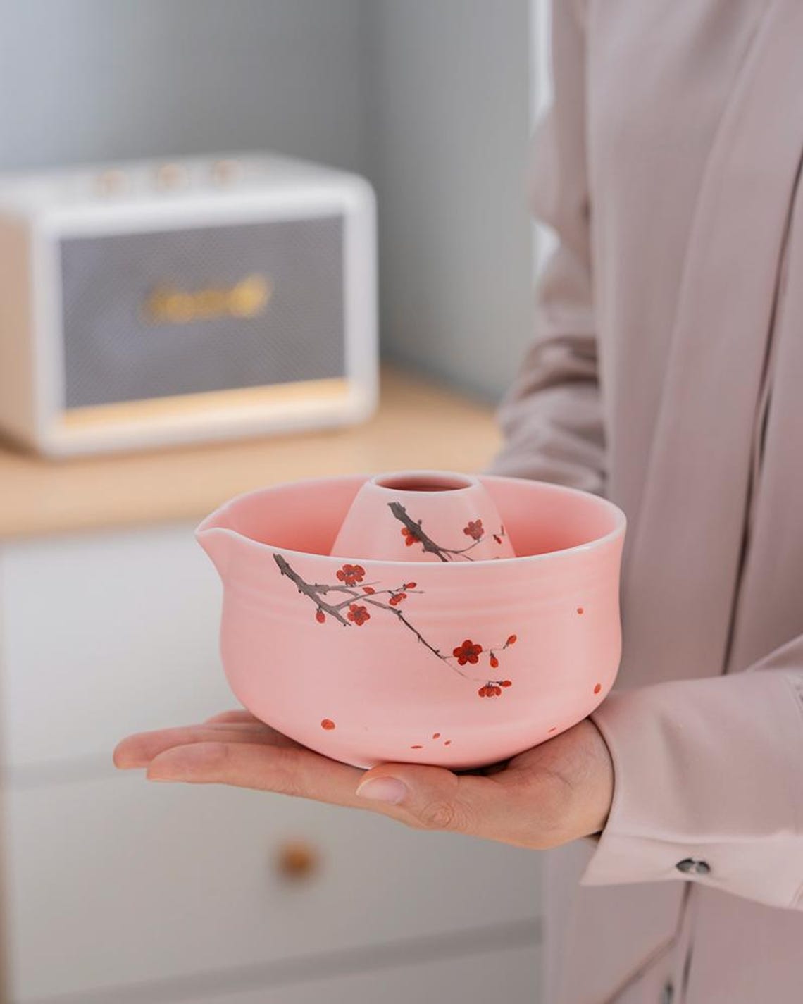 Set de Matcha 540ml Sakura rose