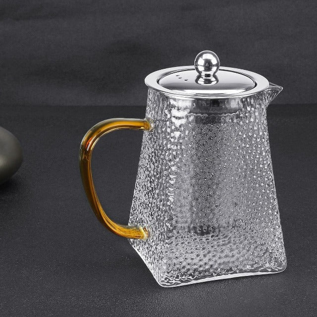 THÉIÈRE EN VERRE SOLIDE