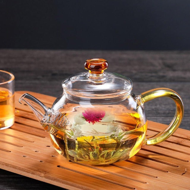 PETITE THÉIÈRE INDIVIDUELLE EN VERRE