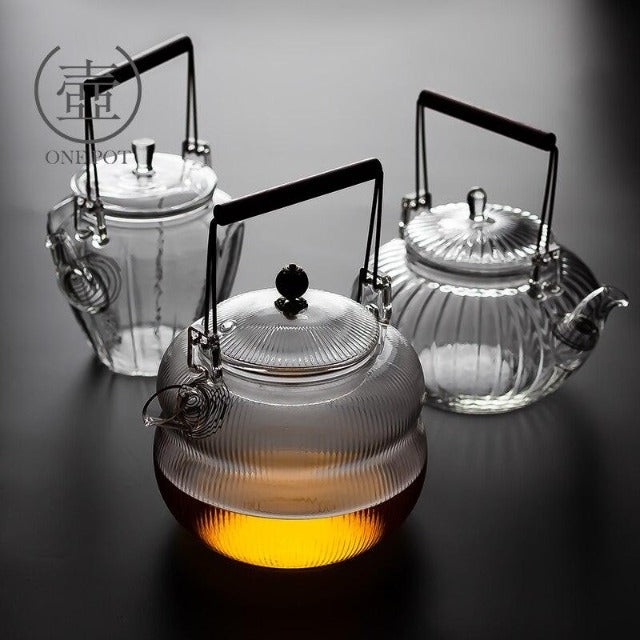 BOUILLOIRE THÉIÈRE EN VERRE