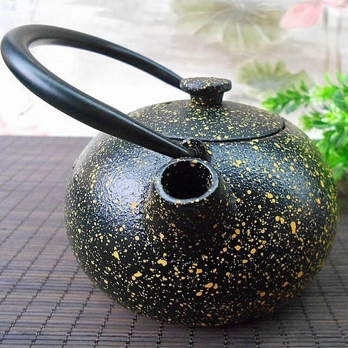 petite theiere chinoise en fonte multi couleur
