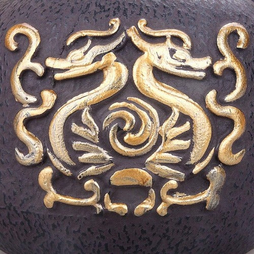 THÉIÈRE EN FONTE DRAGONS ASIATIQUE