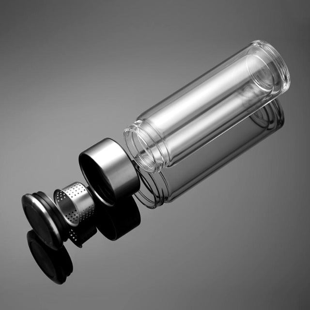 THÉIÈRE NOMADE PORTABLE EN VERRE