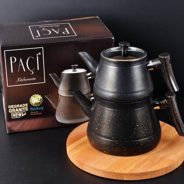 THÉIÈRE TURC<BR>ENSEMBLE DE THÉIÈRE