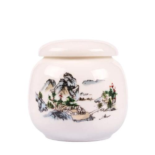 boite à thé chinoise bambou blanche 1