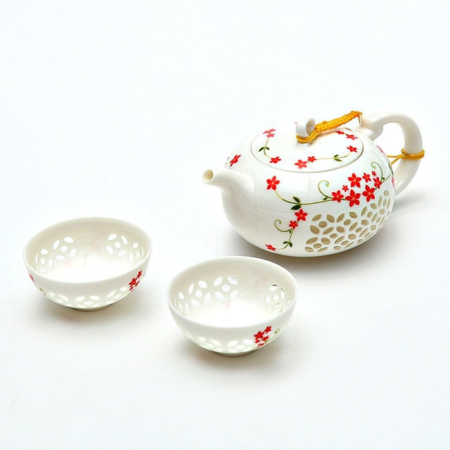 service à thé en porcelaine exquis 2 personne 2