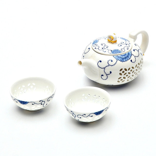 service à thé en porcelaine exquis 2 personne 1