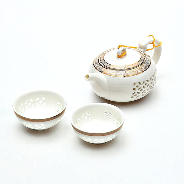 service à thé en porcelaine exquis 2 personne 6