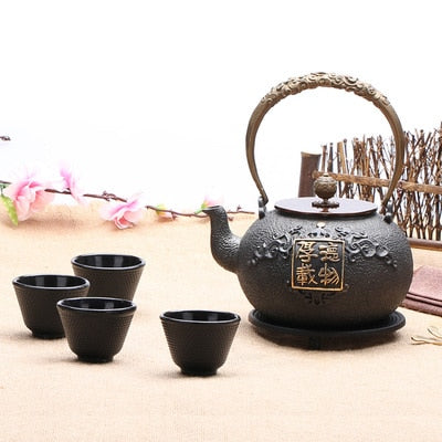 Service à thé en fonte | luna - rafik ouzou