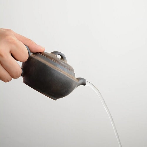 Théière céramique japonaise Kata avec de l'eau