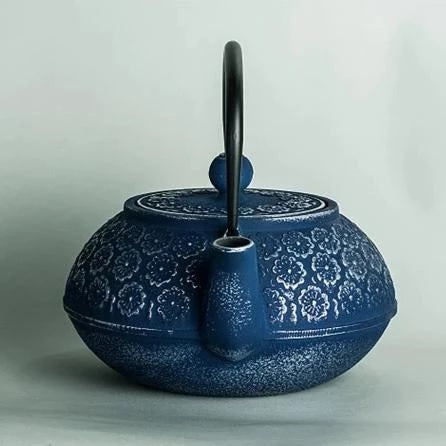tetsubin bleue de face