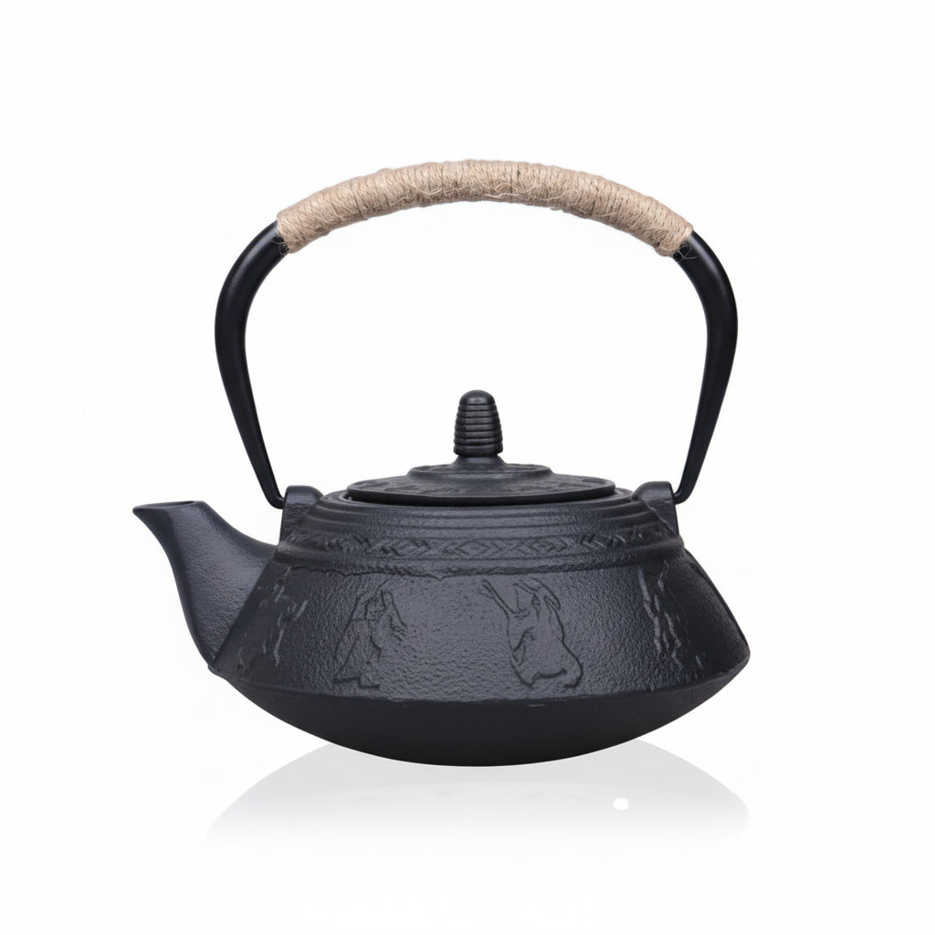 theiere japonaise traditionnelle en fonte