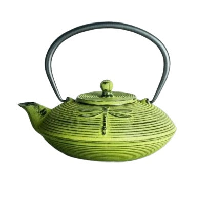 theiere en fonte japonaise verte