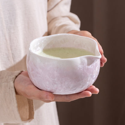 Set Matcha 700ml Violet Cristallisé Éclat Gemme