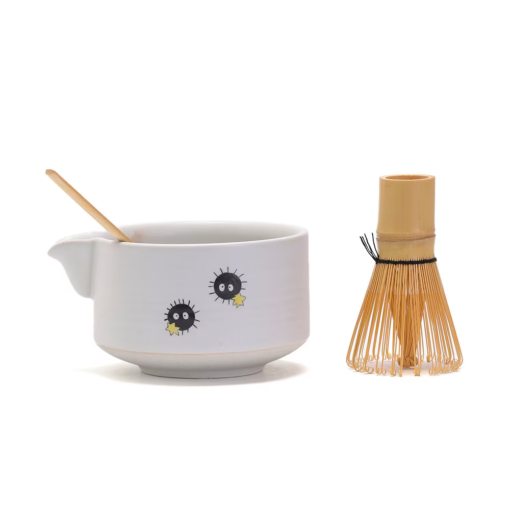Set Matcha 450ml Bol Floral Glaçure Dégradé