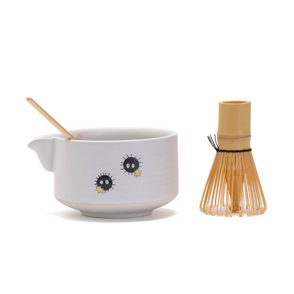 Set Matcha 450ml Bol Floral Glaçure Dégradé