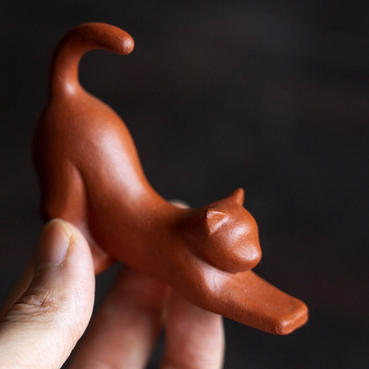 Mascotte de Thé Canard Mandarin en Zisha