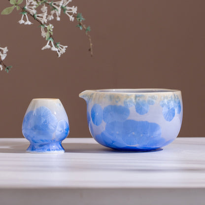 Set de Matcha cristaline bleu 700ml