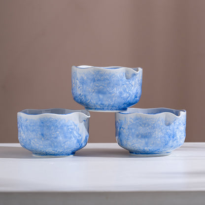 Set Matcha 550ml Bol Verre Élégant Japonais Zen