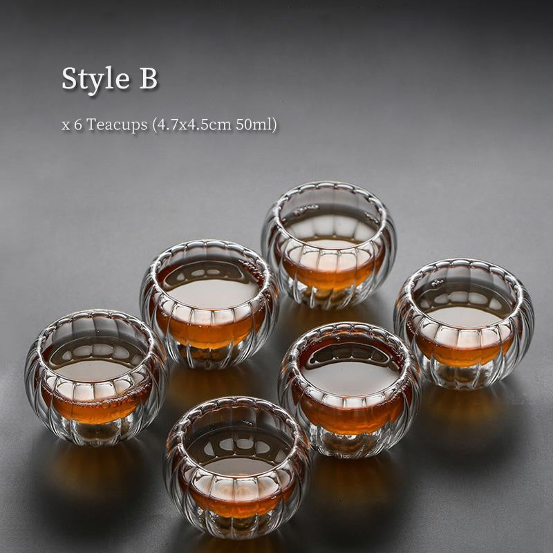 tasses à thé en verre 50ml