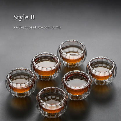 tasses à thé en verre 50ml