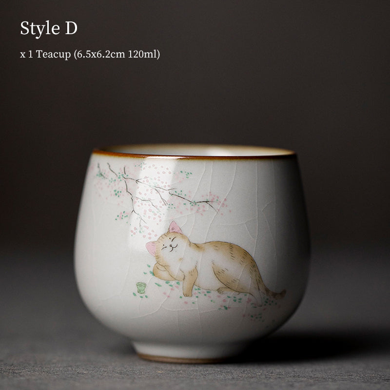 Tasse à thé céramique 120ml Blanche