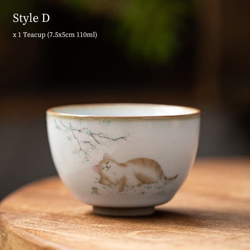 Tasse à thé céramique 110ml Épurée
