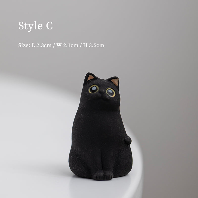 Mascottes de thé chat innocent