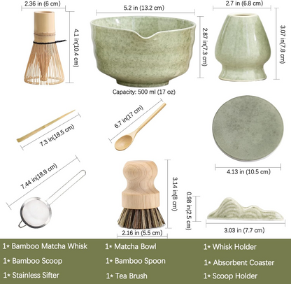 Set de Matcha 10 pièces 500ml