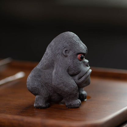 Mascottes de thé weird gorilla en argile