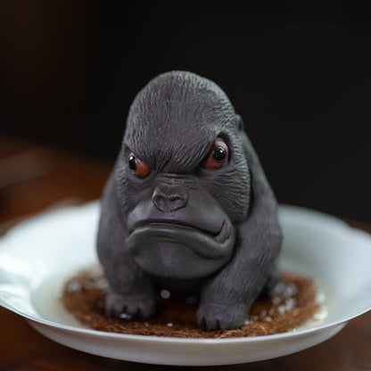 Mascottes de thé weird gorilla en argile