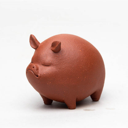 Mascotte de Thé Carpe Jade en Céramique