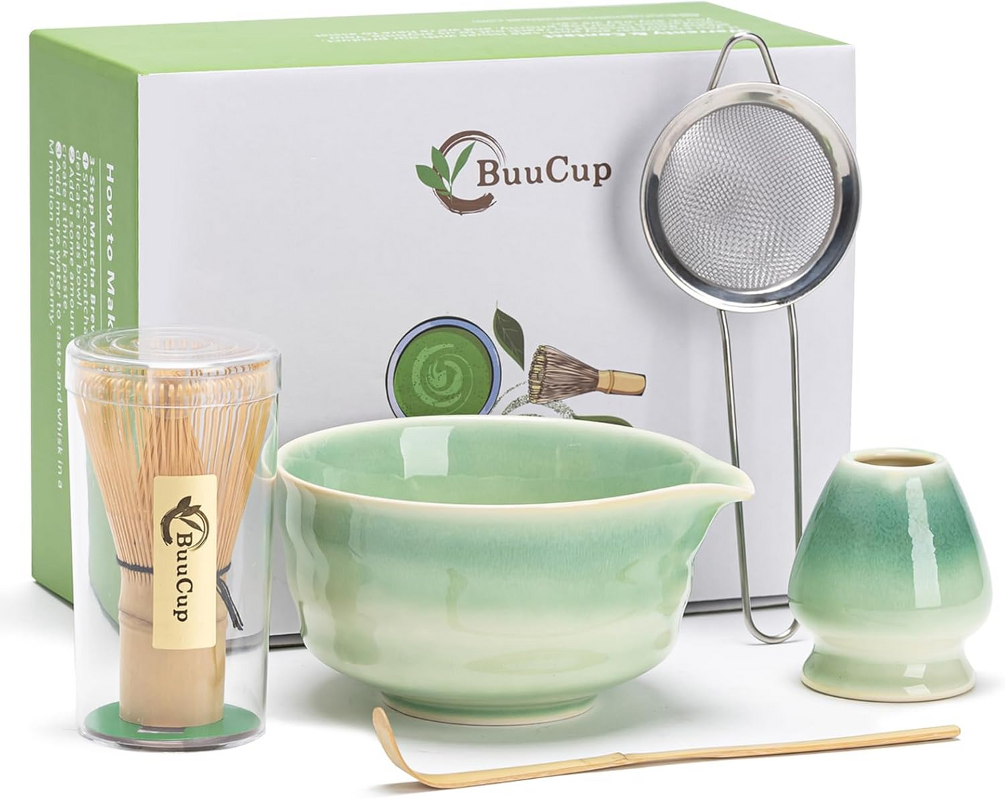 Set Matcha 500ml Gradient Vert Profond Sérénité