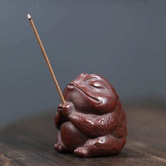 Mascottes de thé zen grenouille