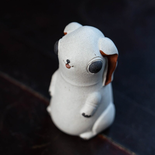 Mascotte de Thé Moine Zen en Céramique
